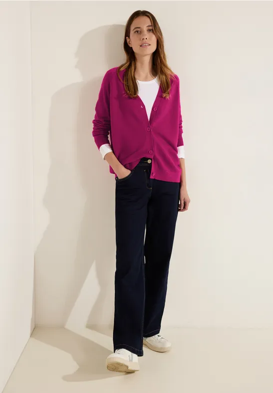 CECIL Cardigan en tricot fin structuré 