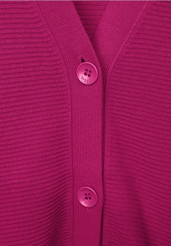 CECIL Cardigan en tricot fin structuré 